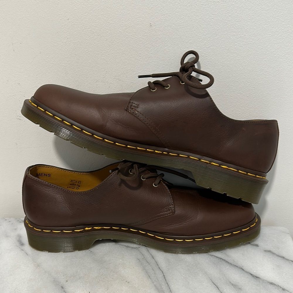 Dr Doc Martens Oxford Classic Brown Leather Men's Shoes Sz 13 NEW no box - Picture 15 of 15